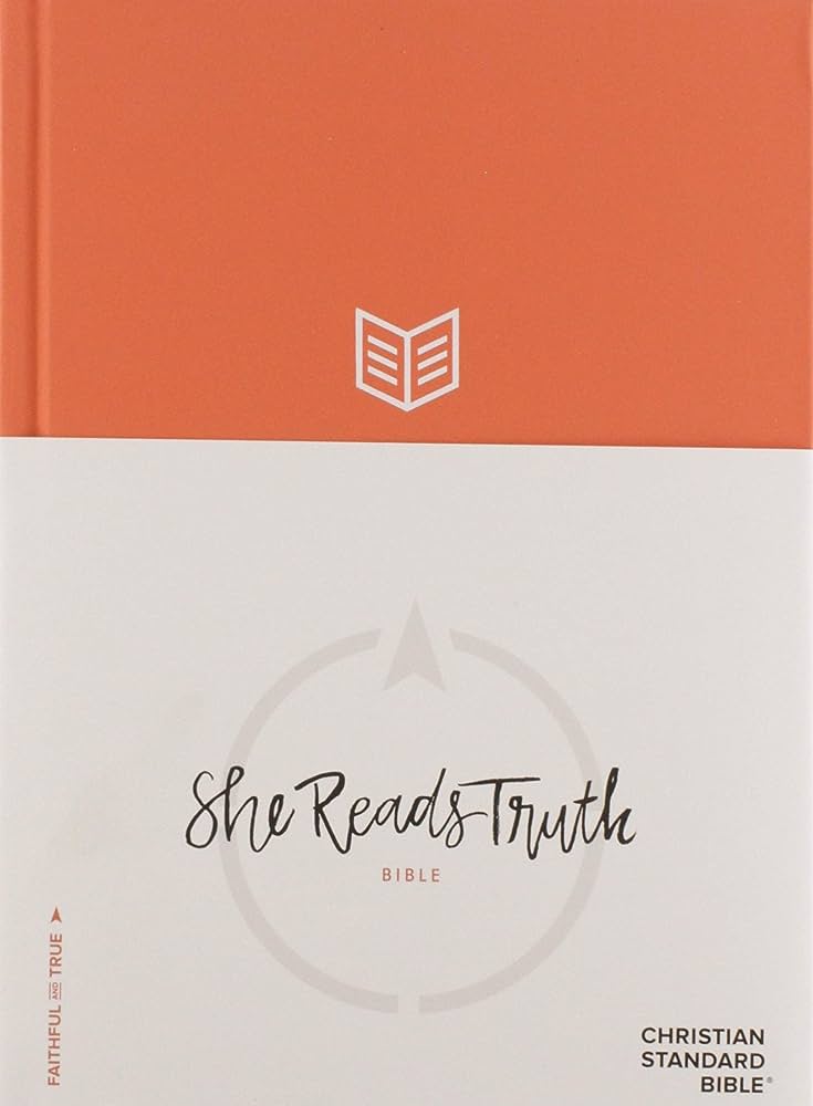 CSB She Reads Truth Bible, Poppy Hardcover, Mm Edition