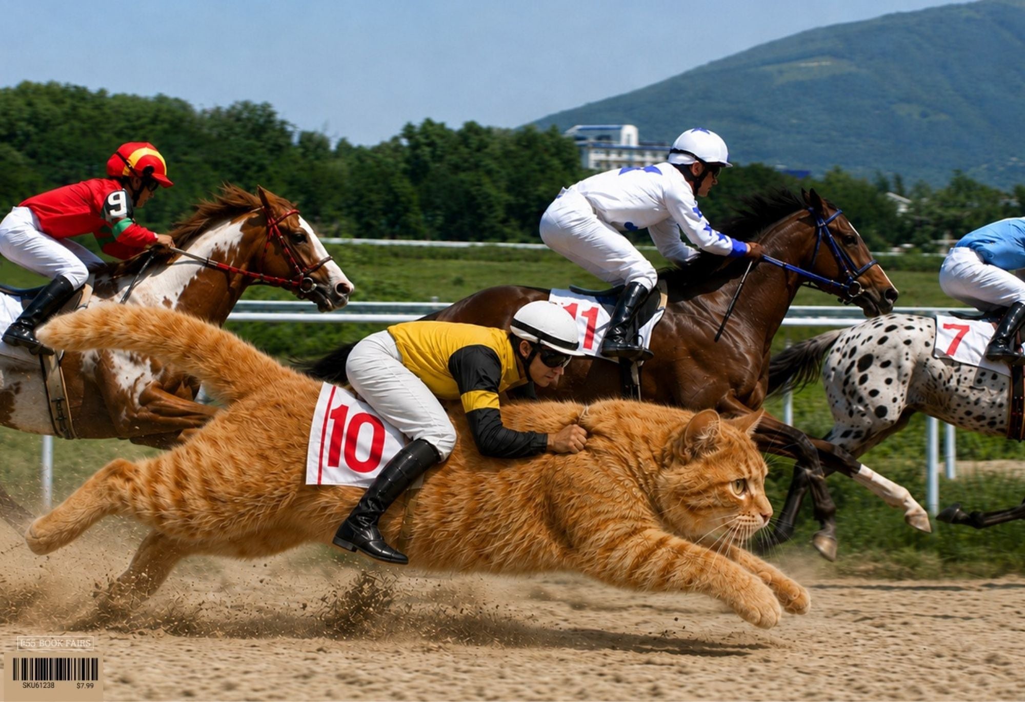 Cat Jockey Poster