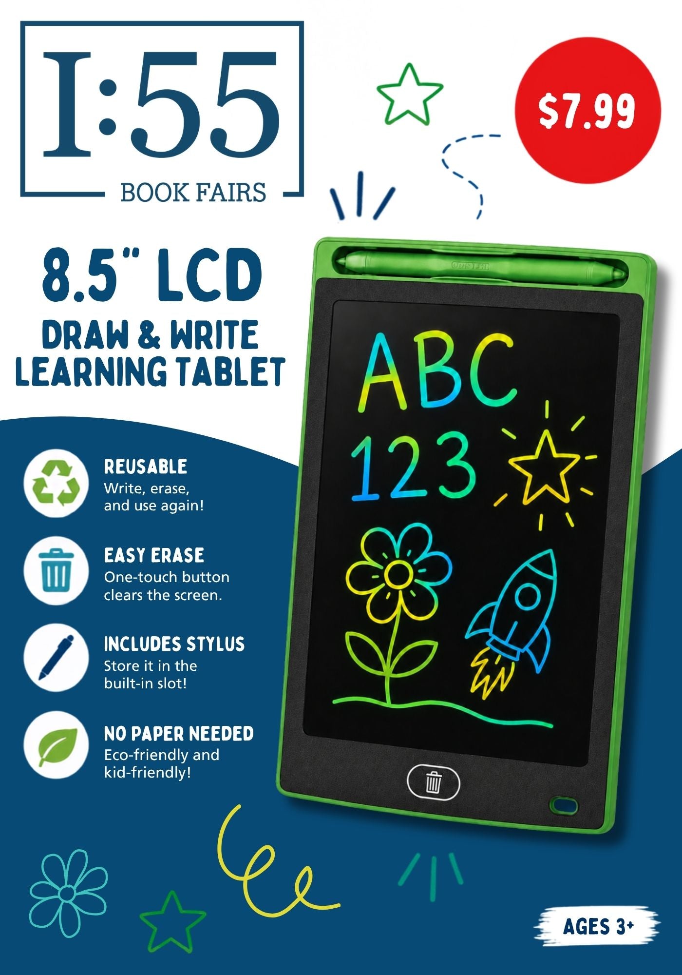 Draw & Write Learning Tablet