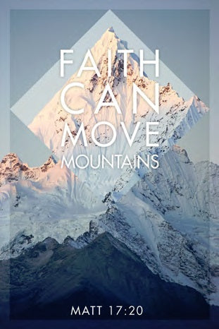 POSTER 170X FAITH CAN MOVE