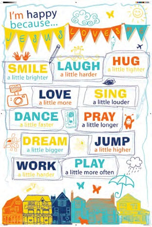 POSTER 125X HAPPY LIFE
