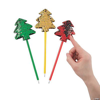 PEN SEQUIN CHRISTMAS TREE