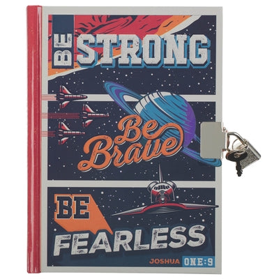 Diary Hc Strong and Courageous Josh. 1:9 by Christian Art Gifts