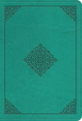ESV Value Large Print Compact Bible (Trutone, Teal, Ornament Design) by Esv Bibles