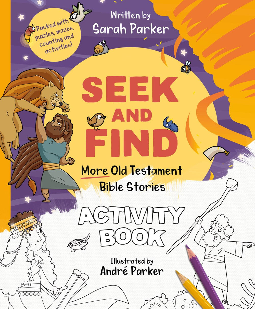 Seek and Find: More Old Testament Bible Stories Activity Book : Packed with puzzles, mazes, counting and activities!