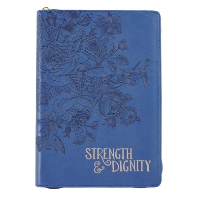JOURNAL BLUE STRENGTH & DIGNITY