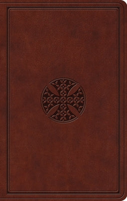 ESV Value Thinline Bible (Trutone, Brown, Mosaic Cross Design) by