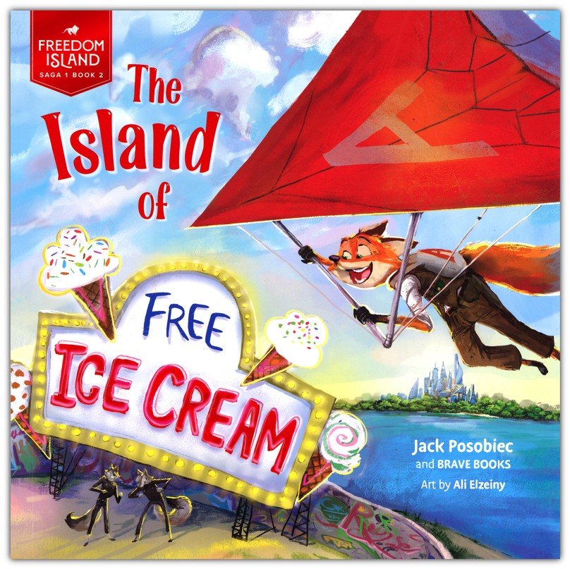 Island of Free Ice Cream [With Envelope]