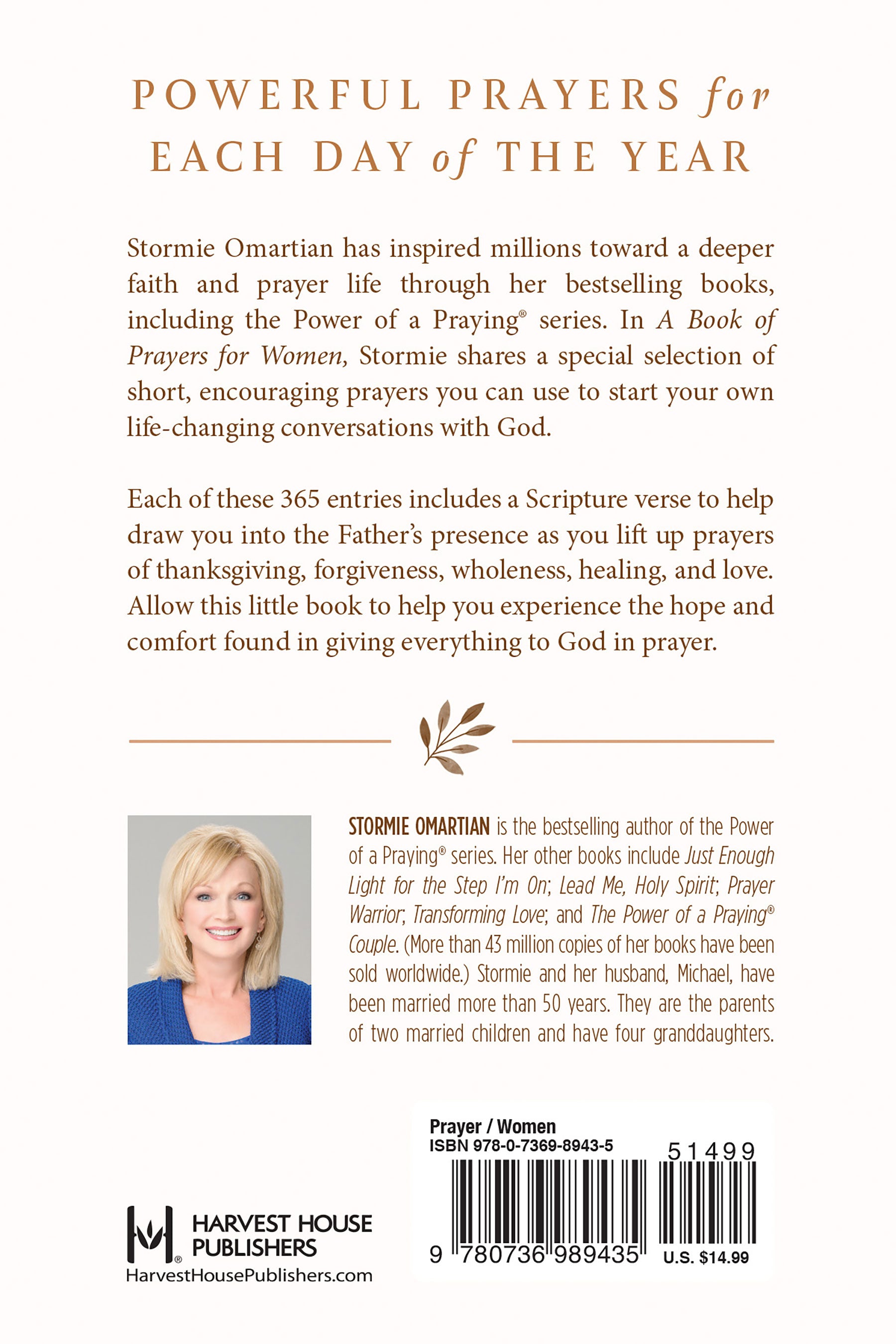 A Book of Prayers for Women: 365 Days of Victorious Living