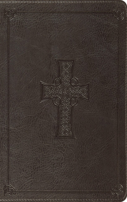 ESV Value Thinline Bible (Trutone, Charcoal, Celtic Cross Design) by Esv Bibles