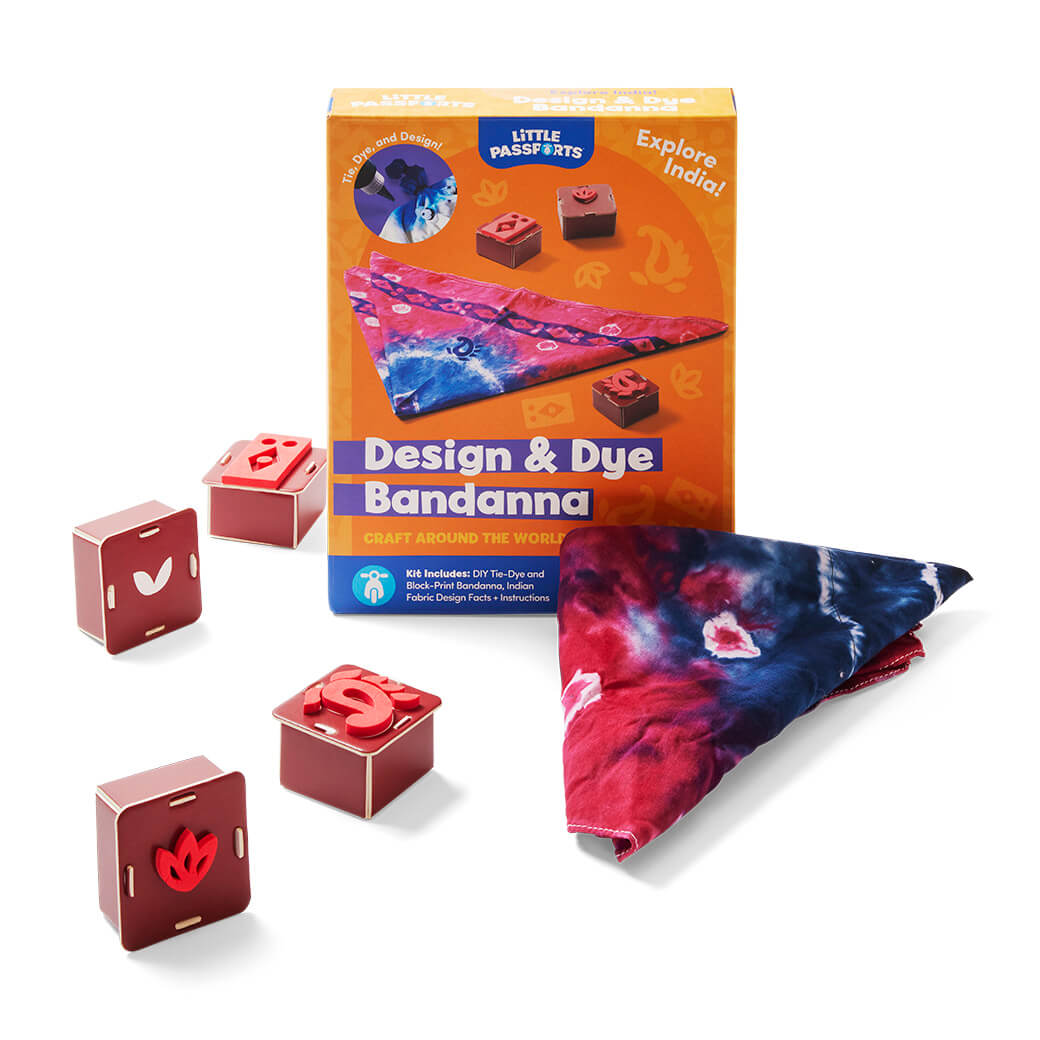 Design & Dye Bandanna: Craft Around the World