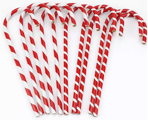 Pencil Candy Cane Wood