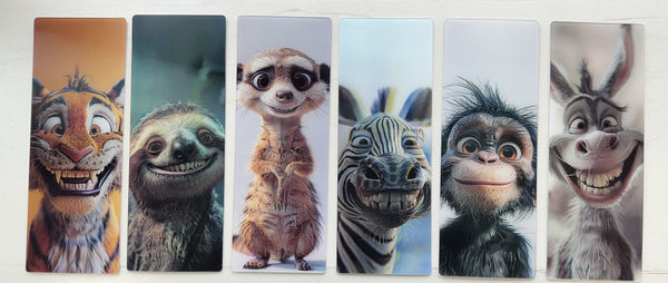 Bookmark 3D Holographic Animal