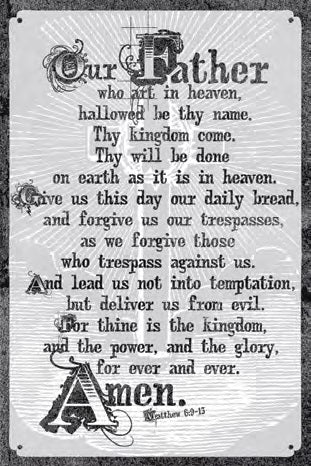 POSTER 107X LORDS PRAYER