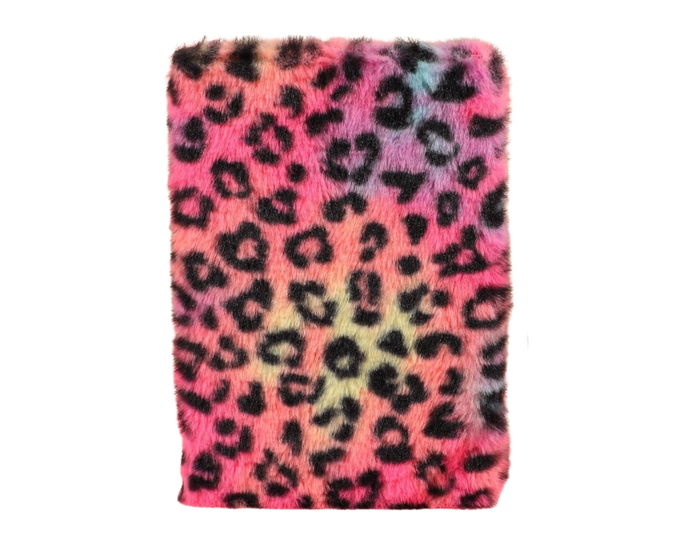 Fuzzy Leopard Print Journal B5