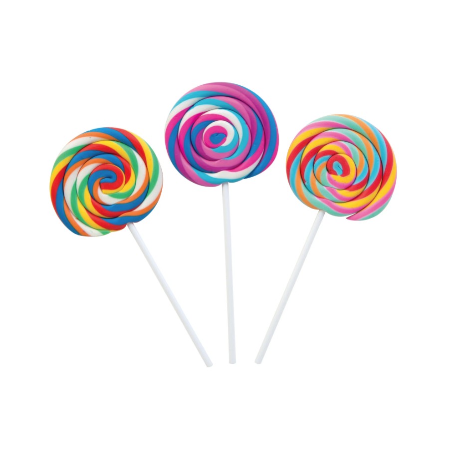 Scented Swirl Pop Erasers