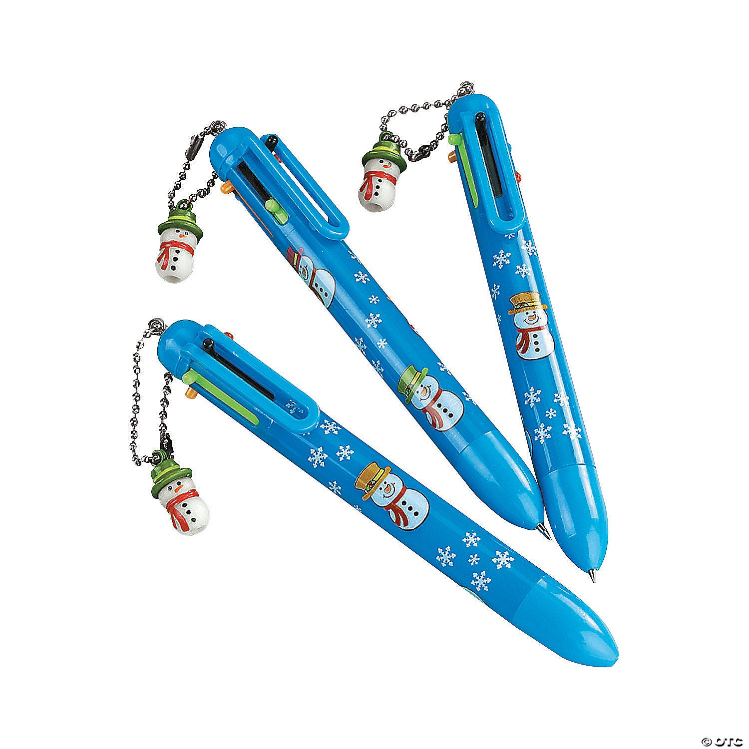HOLIDAY 6-COLOR PEN WITH SNOWMAN CHARM
