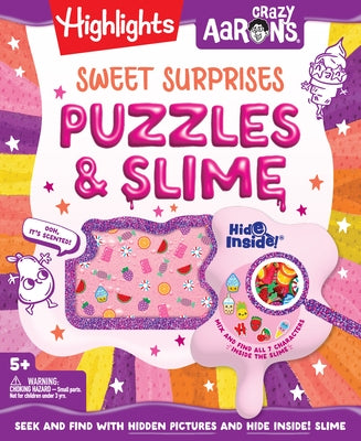 Sweet Surprises Puzzles & Slime: Hidden Pictures Puzzle Book and Non-Toxic Slime Kit with Scented Slime and Slime Mix-Ins for Kids 5 and Up by Highlights