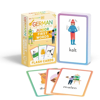 German for Everyone Junior First Words Flash Cards by DK