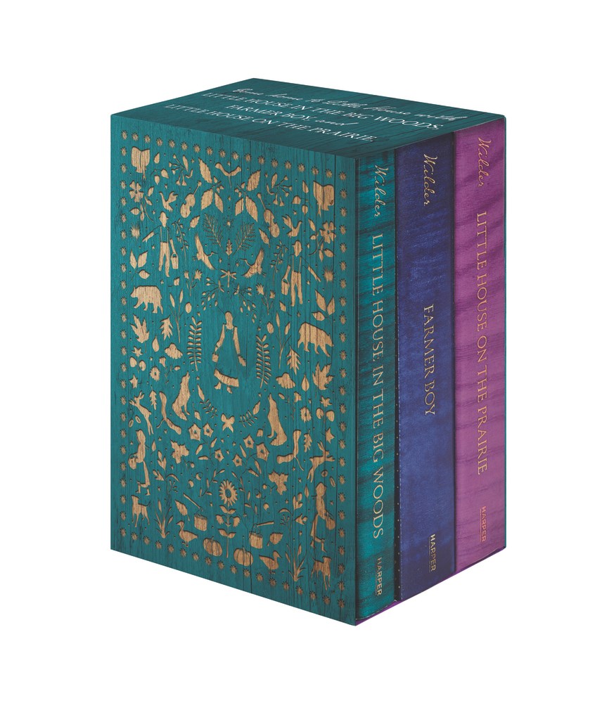 Little House Hardcover 3-Book Box Set : Little House in the Big Woods, Farmer Boy, and Little House on the Prairie
