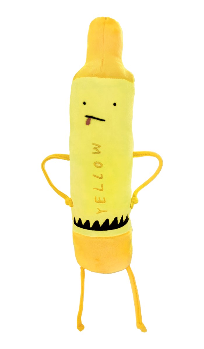 THE DAY THE CRAYONS QUIT YELLOW Plush:  12"