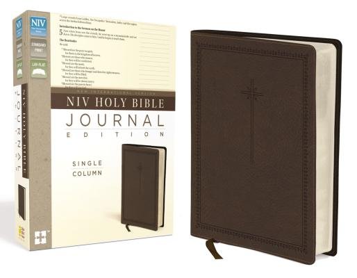 NIV HOLY BIBLE JOURNAL ED DUO BROWN