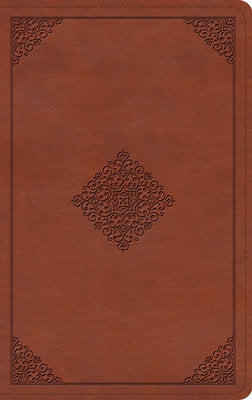 ESV Thinline Bible--soft leather-look, terracotta