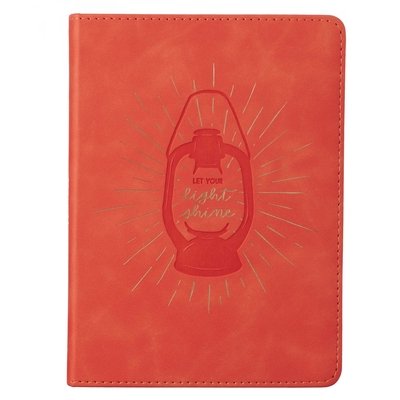 Journal Let Your Light Shine Coral