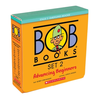 Bob Books - Advancing Beginners Box Set Phonics, Ages 4 and Up, Kindergarten (Stage 2: Emerging Reader): 8 Books for Young Readers by Maslen, Bobby Lynn
