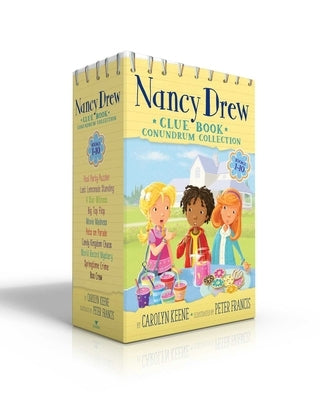 Nancy Drew Clue Book Conundrum Collection (Boxed Set): Pool Party Puzzler; Last Lemonade Standing; A Star Witness; Big Top Flop; Movie Madness; Pets o by Keene, Carolyn