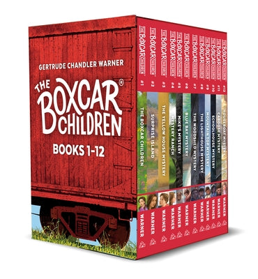 The Boxcar Children Mysteries Boxed Set Books 1-12 [With Activity Poster and Bookmark] by Warner, Gertrude Chandler